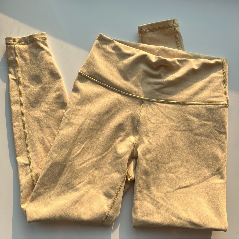 Fabletics Powerhold nude tan 7/8 leggings - worn once!